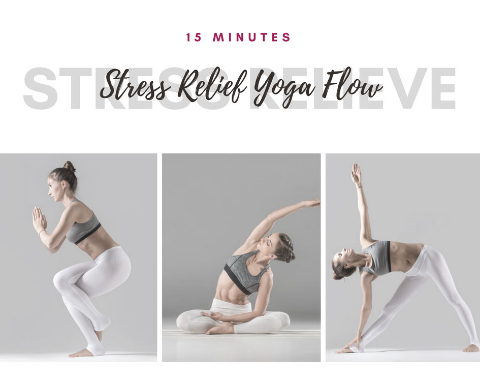 Check out our 15 minutes stress relief yoga flow. Feel relaxed after 10 poses