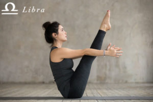 Boat Pose for Libra - check out more yoga poses for the zodiac signs
