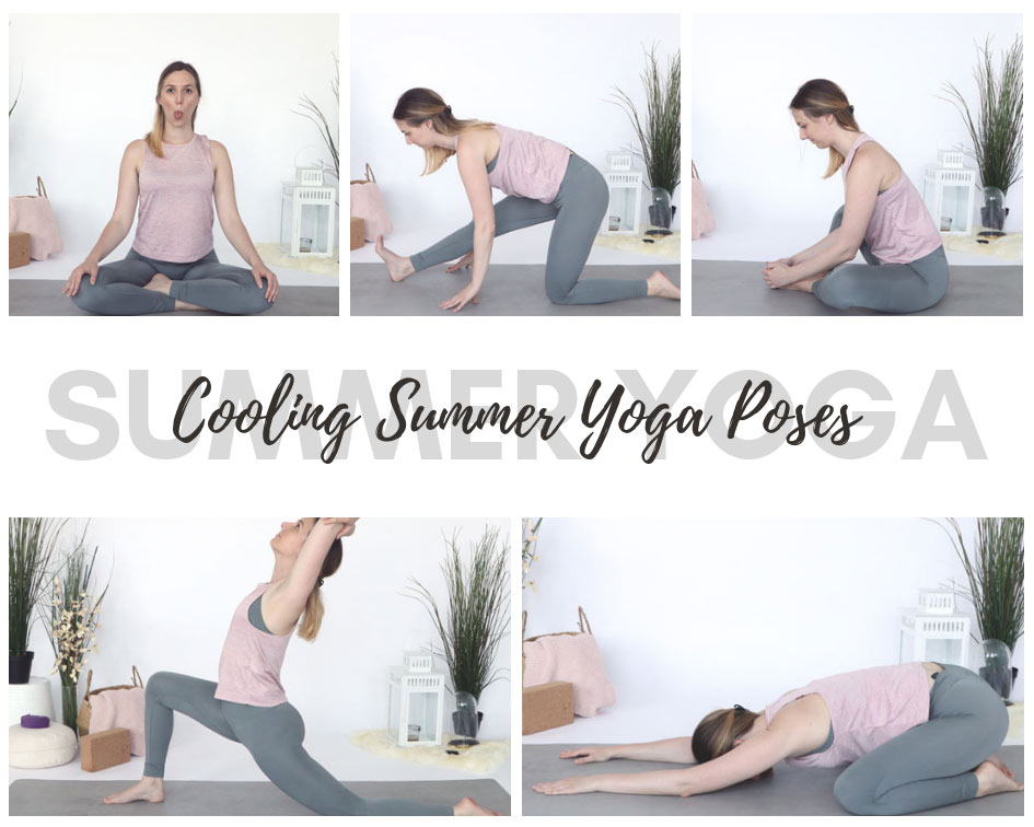Try my favorite cooling summer yoga poses