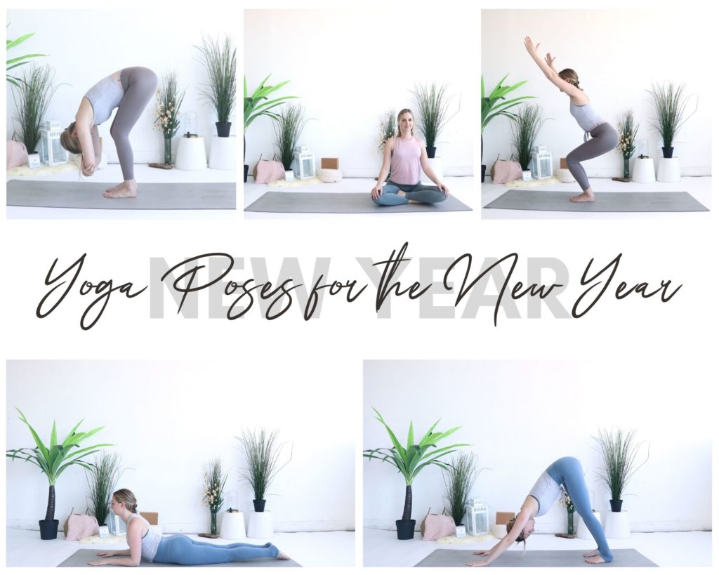 Start yoga in the new year! Try these poses to make it a success!