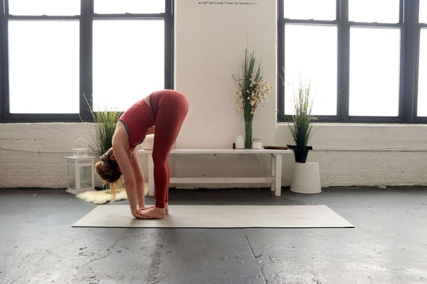 Forward Bend - self-love yoga