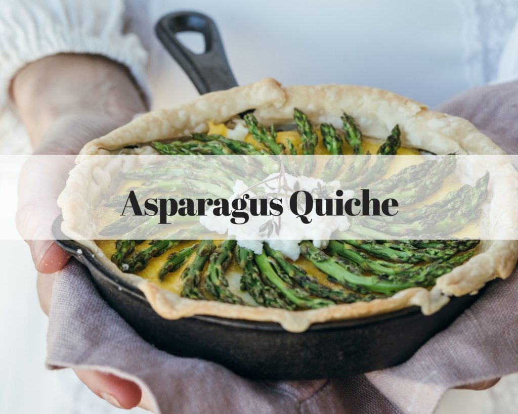 Try this vegetarian asparagus quiche