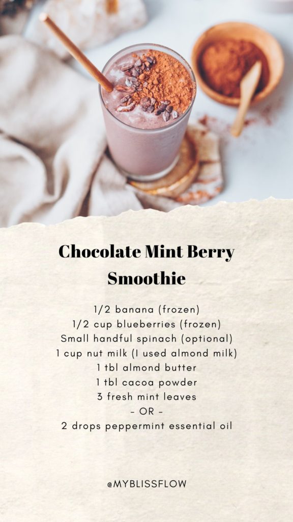 Check out this refreshing healthy breakfast smoothie
