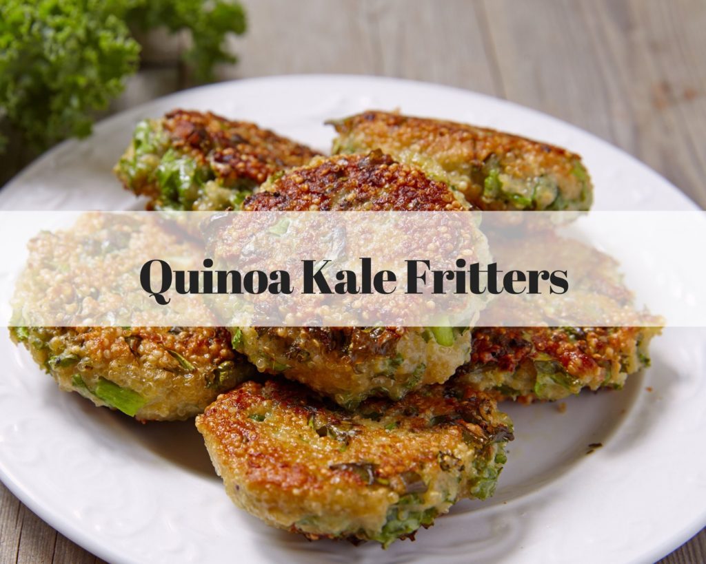 Try these crispy and healthy quinoa-kale fritters