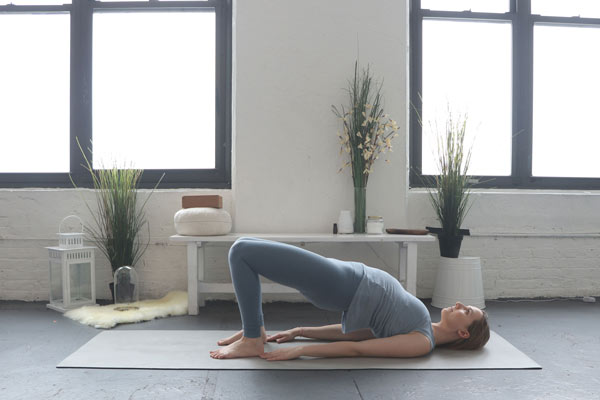Bridge Pose is perfect for the Heart Chakra