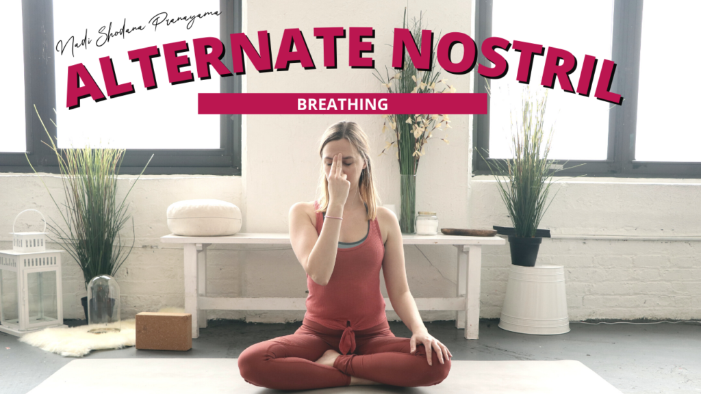 Alternate Nostril Breathing - a great breathing exercise for the evening and fall