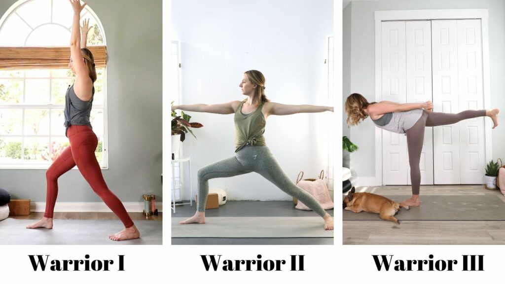 Warrior Poses are hands-free