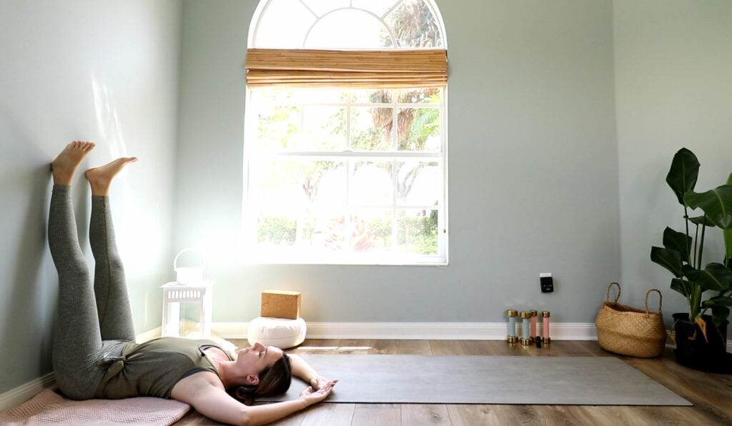 Legs Up the Wall pose