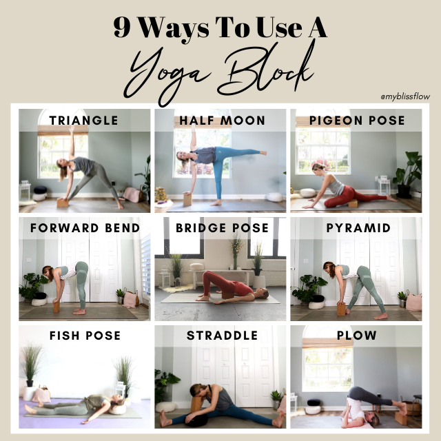 9 ways to use yoga blocks