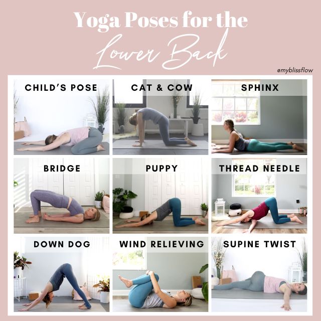 Yoga poses for the lower back