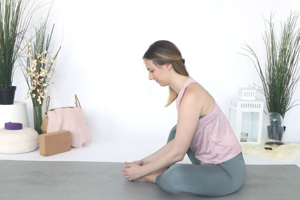 Butterfly pose is a great yin yoga pose