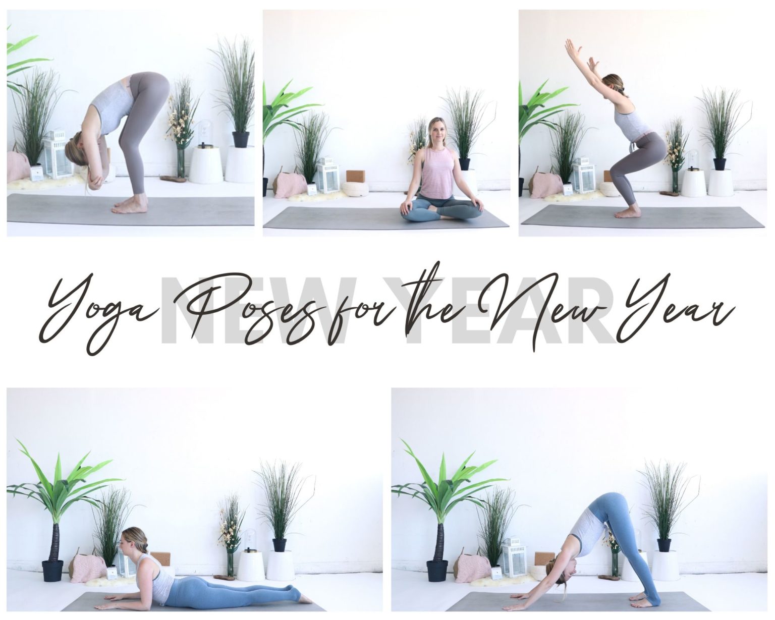 New year, new you with yoga Yoga Poses to Make the New Year Successful - Blissflow
